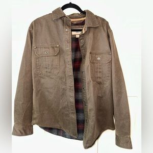 Dakota Grizzly men’s medium brown shirt jacket
